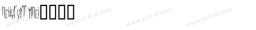 HelloFont YiHei字体转换